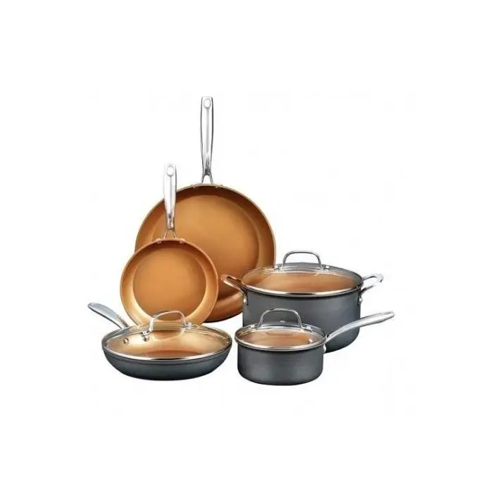Gotham Steel 8-Piece Gotham Steel Pro Non-Stick Hard Anodized Cookware - Image 2