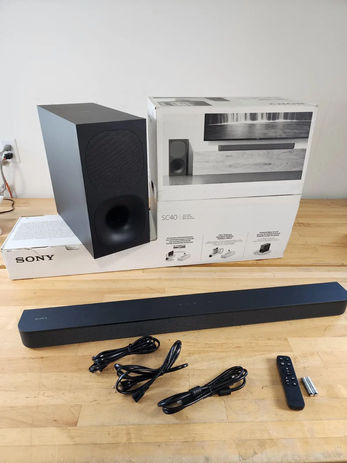 Sony HT-SC40 Soundbar Wireless Subwoofer Home Theater 2.1ch